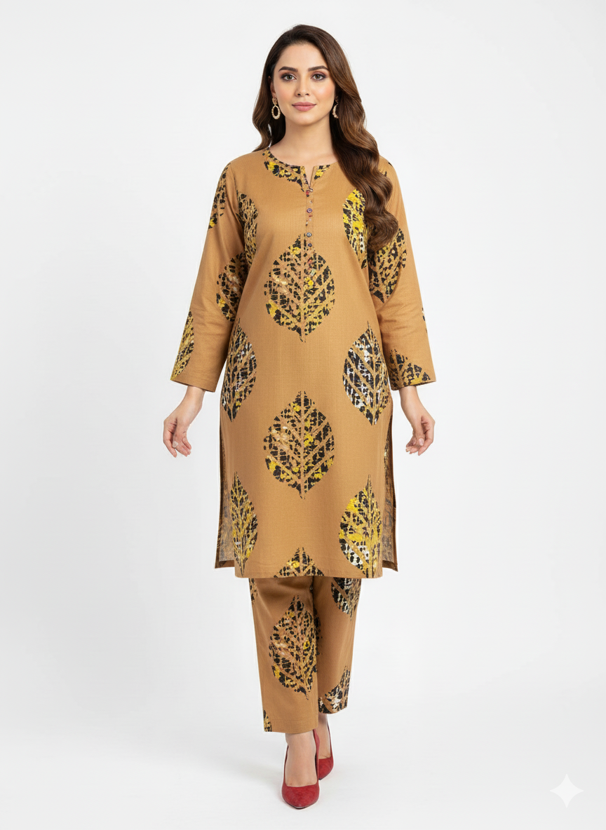πΌπ‘π‘ππ«ππ 2ππ KHADDAR Brown dress