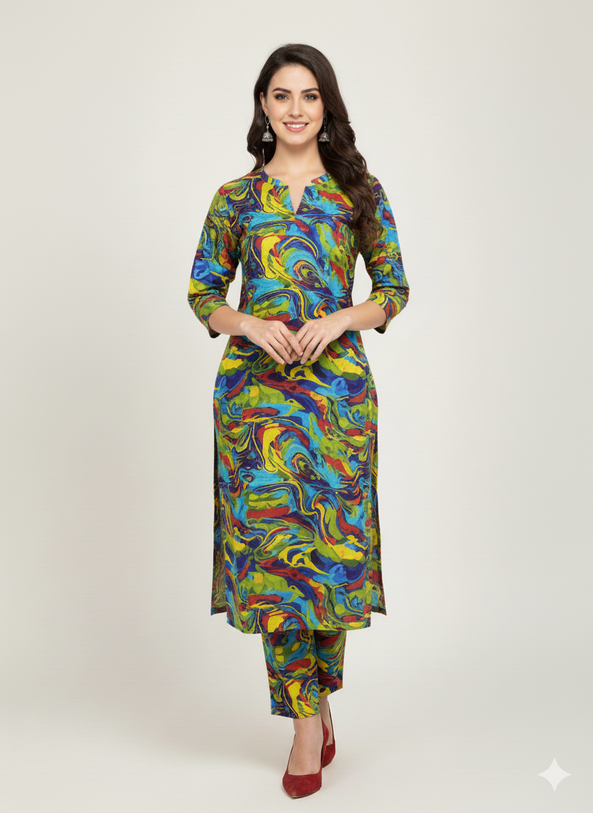 𝘼𝙡𝙡𝙊𝙫𝙚𝙍 2𝙋𝙘 KHADDAR Dress