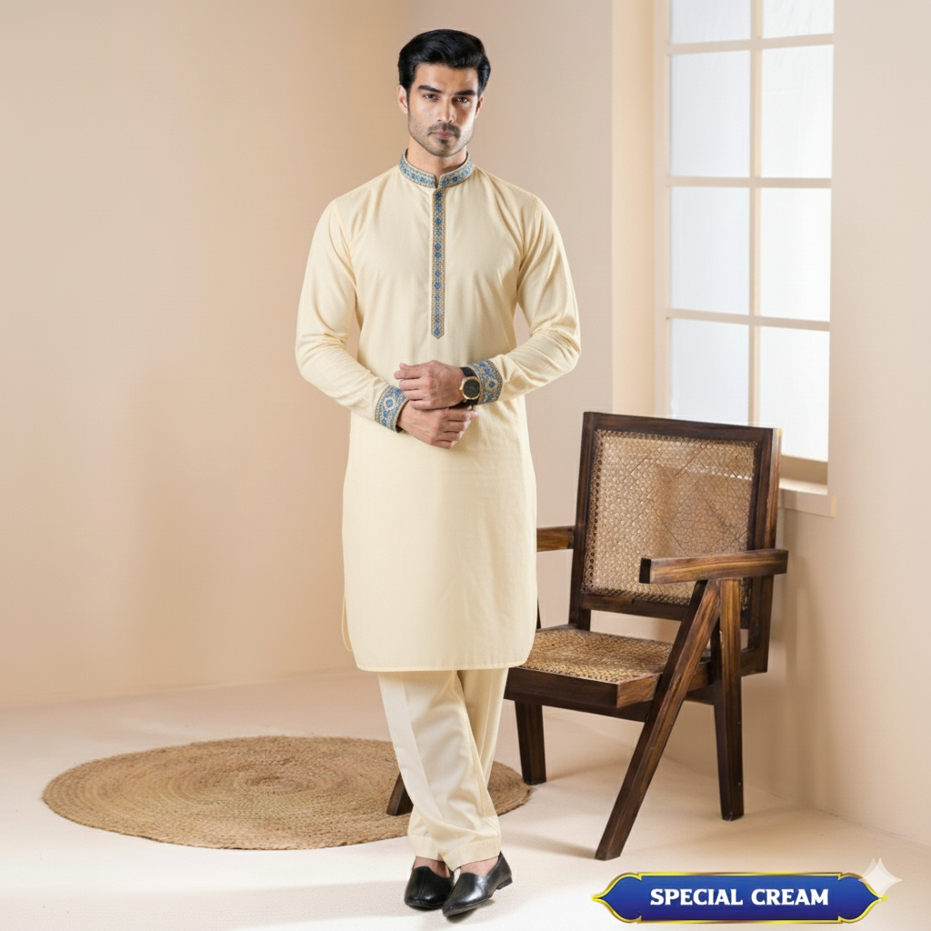 Alkaram Boski Cream White Dress