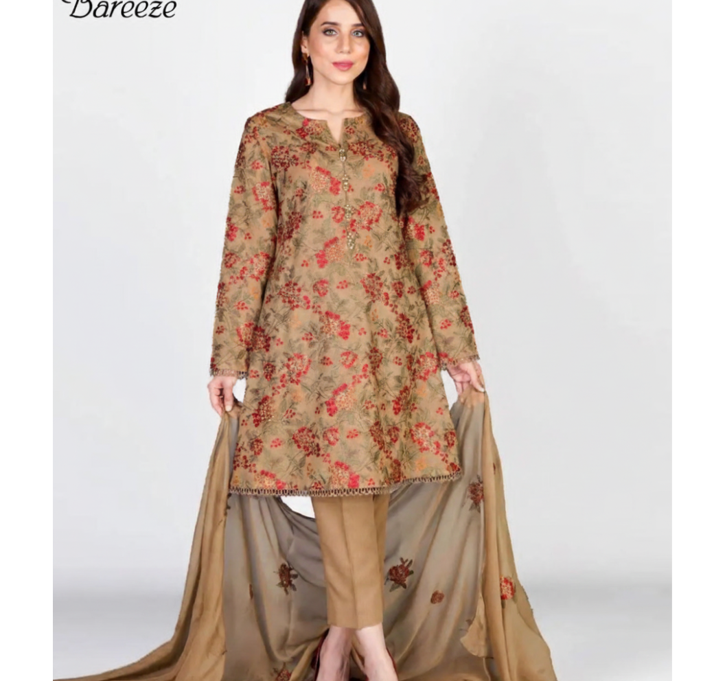 WINTER COLLECTION DHANAK EMBROIDERY 3pc