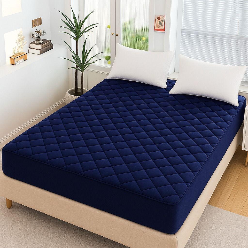 Premium Waterproof Quilted Mattress Protector Bedsheet
