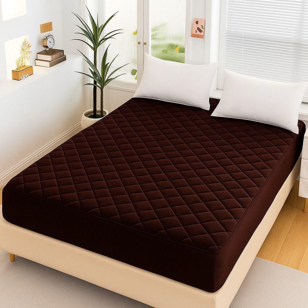 Premium Waterproof Quilted Mattress Protector Bedsheet