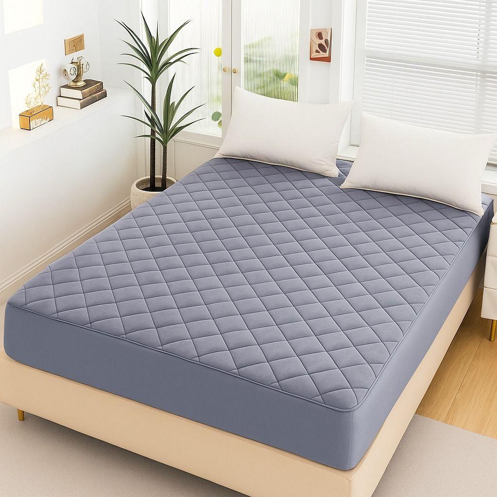 Premium Waterproof Quilted Mattress Protector Bedsheet