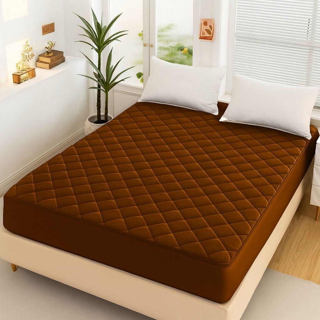 Fancy Quilted Waterproof Mattress Fitted BedSheet