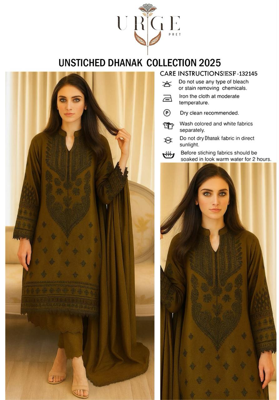 DHANAK 3PC SUIT AS-01